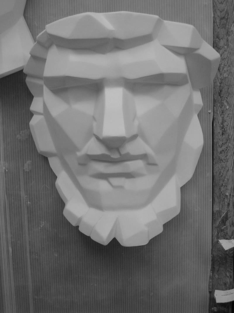 M-406 大顔面（面取り） ルキウスウェルス帝 | きょうの石膏像