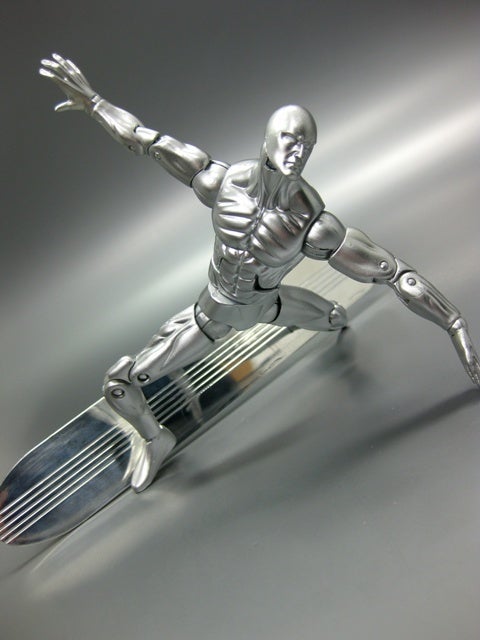 TOYBIZ&HASBRO ML SILVER SURFER TOYBIZ&HASBRO ML SILVER SURFER