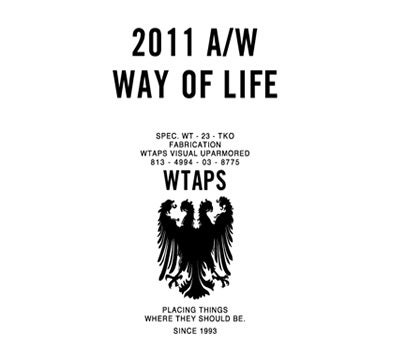 WTAPS 〜2011 A＆W 入荷情報〜 | ohura blog