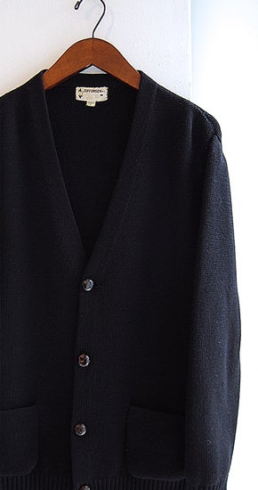 1950〜60s Vintage wool cardigan ヴィンテージウールカーディガン黒