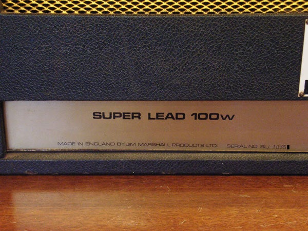 Marshall 1968年製 JMP100 1959 Super Lead [PLEXI] | HOWL GUITARS