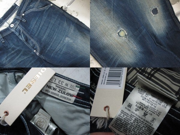 新品 DIESEL ディーゼル ペインターデニムパンツ NEW-ZULOW 新品 DIESEL ディーゼル ペインターデニムパンツ NEW-ZULOW