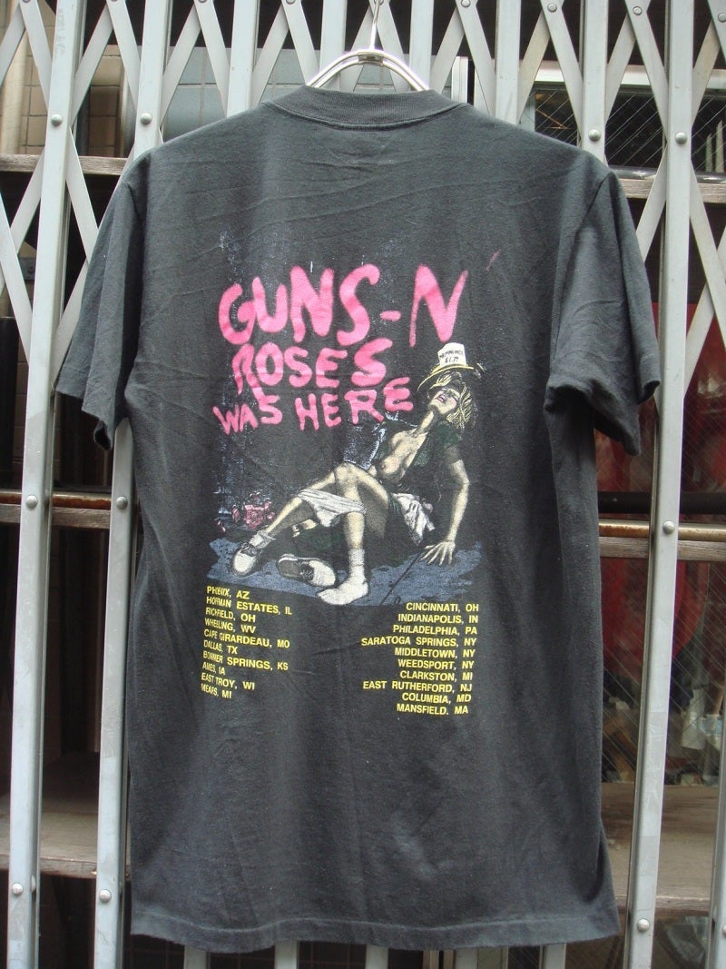 80'S ヴィンテージ GUNS N'ROSES（ガンズ＆ローゼズ） ロックTシャツ 