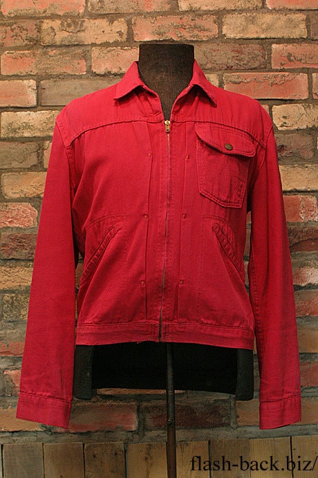 1960's Wrangler 12MJZ RODEO TEAM JACKET RED | First BASE 1960's Wrangler 12MJZ RODEO TEAM JACKET RED | First BASE