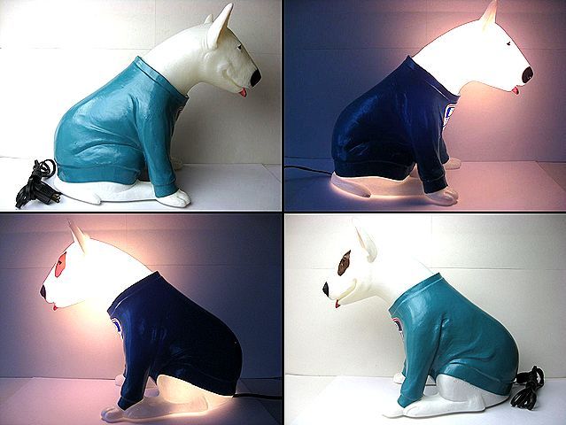 ★1980’s BUD LIGHT バドライト マッケンジー ランプ ブルテリア犬★ | AAA TOYのブログ