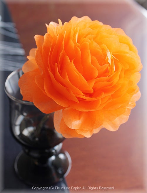 お花紙で作るペーパーフラワーのバラの作り方 | Paper Flowers by 