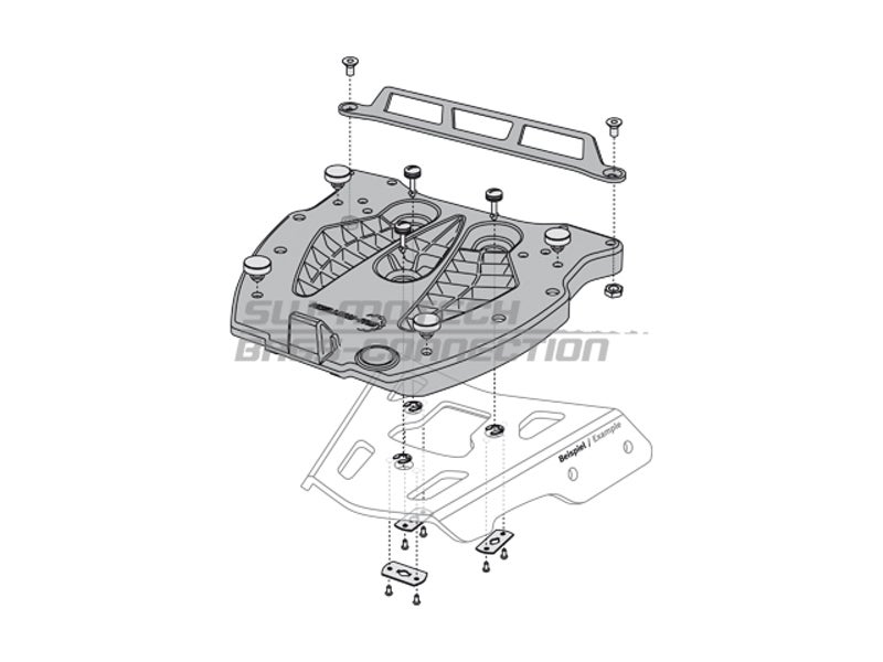 ZX-14R / ZZR1400 用 トップケースブラケットSET 限定セール ZX-14R / ZZR1400 用 トップケースブラケットSET 限定セール