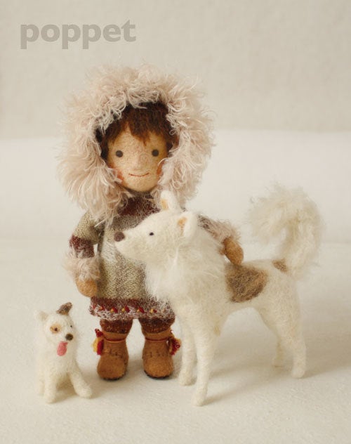 ヴォーグ学園札幌校での講座受付中 | poppet 羊毛フェルトの人形と雑貨