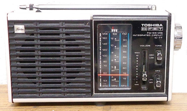東芝ICラジオ；IC-77 | じんけいの修理日記