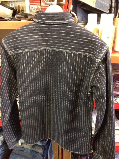 THE FLAT HEAD ウォバッシュストライプ ワークシャツ THE FLAT HEAD ウォバッシュストライプ ワークシャツ