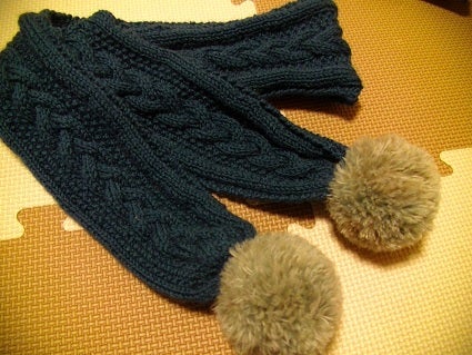 暖か手編みマフラー | おぎよのブログ