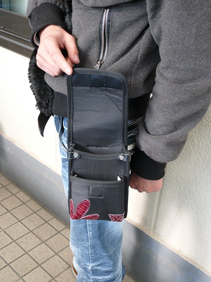 ふた付 腰袋 | オリジナル工具袋と安全帯の基陽