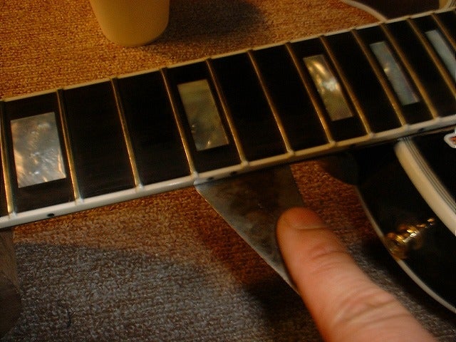 1990's Gibson LP Custom 指板交換 エボニーからメイプルへ | ギター 