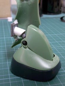 GUNDAM FACTORY "ガンダムのプラモデル改造パーツショップ店長のブログ"-足首設置部