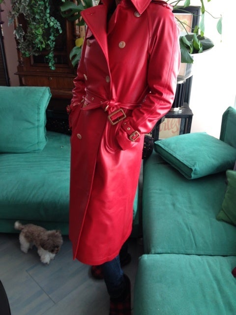 真っ赤なレザーコート | 秋野暢子オフィシャルブログ「スマイルライフ