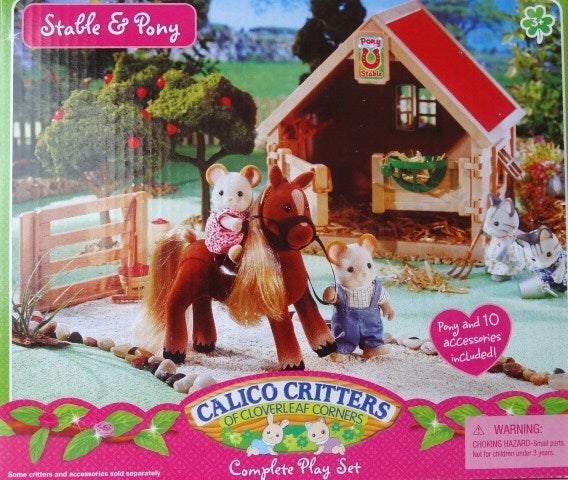 シルバニア US ポニーと馬小屋 - 小さな世界