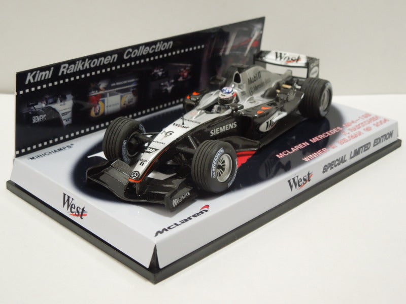 F1ミニカーオリジナル台紙74 マクラーレン メルセデス MP4-19B K.ライコネン | いたちんのtake