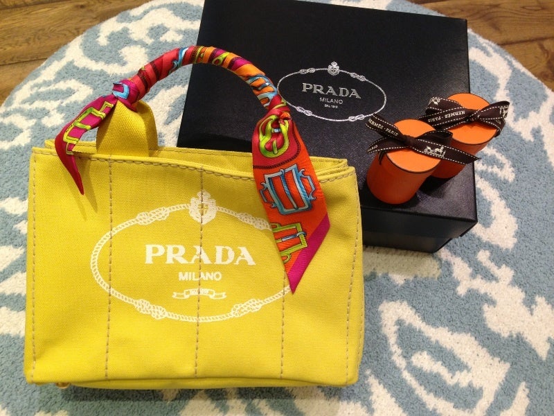 PRADA トートバッグ ＆ HERMES スカーフ | pinokoのブログ
