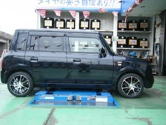 ラパン HE21S 車高調取付 | コクピットコジマ お店日記 ラパン HE21S 車高調取付 | コクピットコジマ お店日記