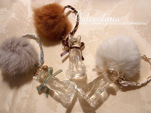 猫レジンのバッグチャーム！ | Calceolaria (カルセオラリア) | Handmade accessories & Sweetsdeco