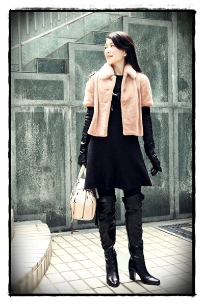 ☆40'ｓ美魔女ロエベのファーコートでリッチ感をプラス | TOKYO REAL