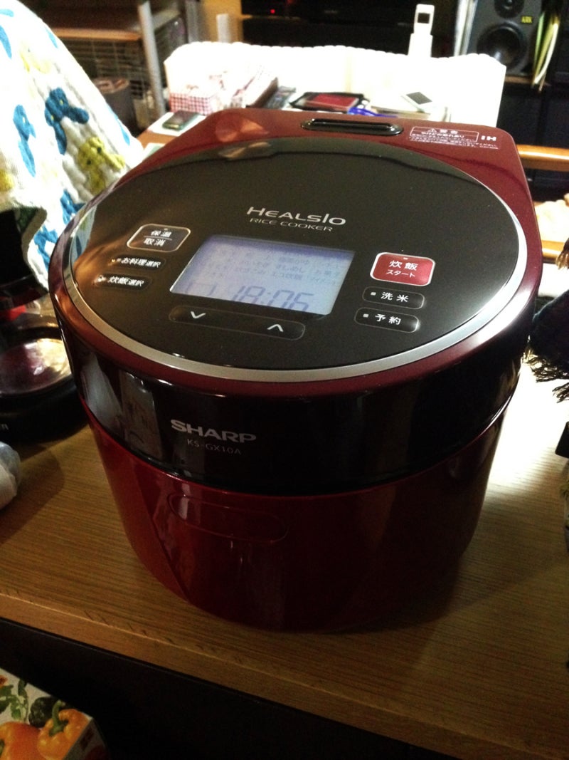 SHARP  ヘルシオIHジャー炊飯器　KS-MX10B-R RED
