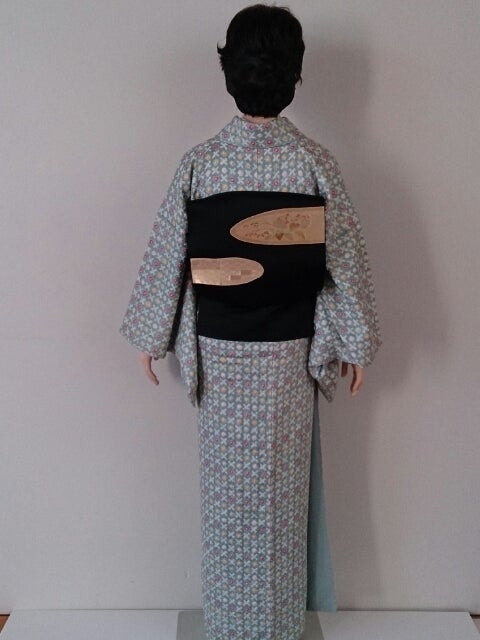 水色の総絞りの着物 | カラリストayakoの着物コーディネート