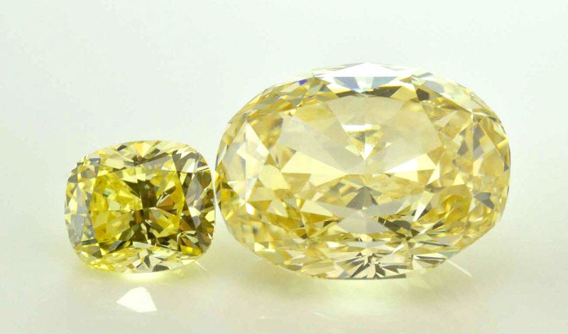 その4：イエローダイヤモンドの色比較 カラーダイヤモンド面白比較写真～ | ダイヤモンド好き集まれ☆ ダイヤモンドブログ
