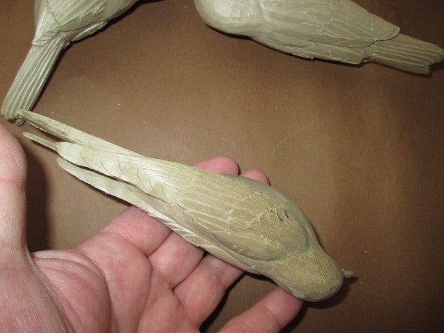 ツバメのバードカービング（木彫りの鳥）を作ってみませんか♪ | 鳥