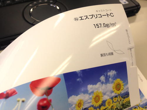 ツルピカの光沢の良い紙「キャスト」コート紙の語源。 | 福山 印刷