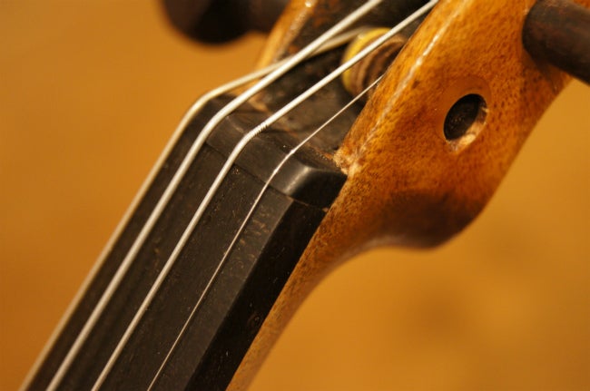 分数オールドヴァイオリン（ドイツ）August Herman 1/2サイズ 