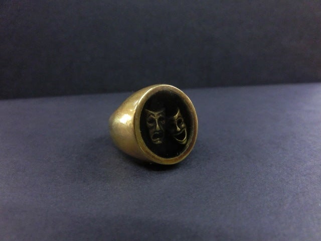 Dry bones two face ring リング 真鍮
