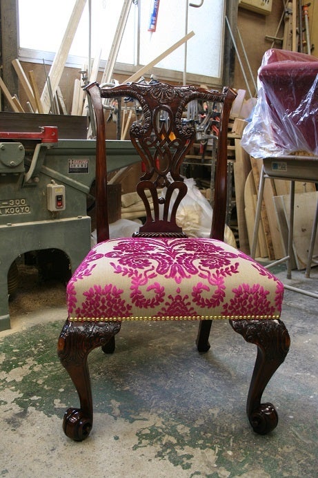 チッペンデールスタイルの椅子完成！ | Classic to Modern デコラティブアート的造形と家具作家の日記