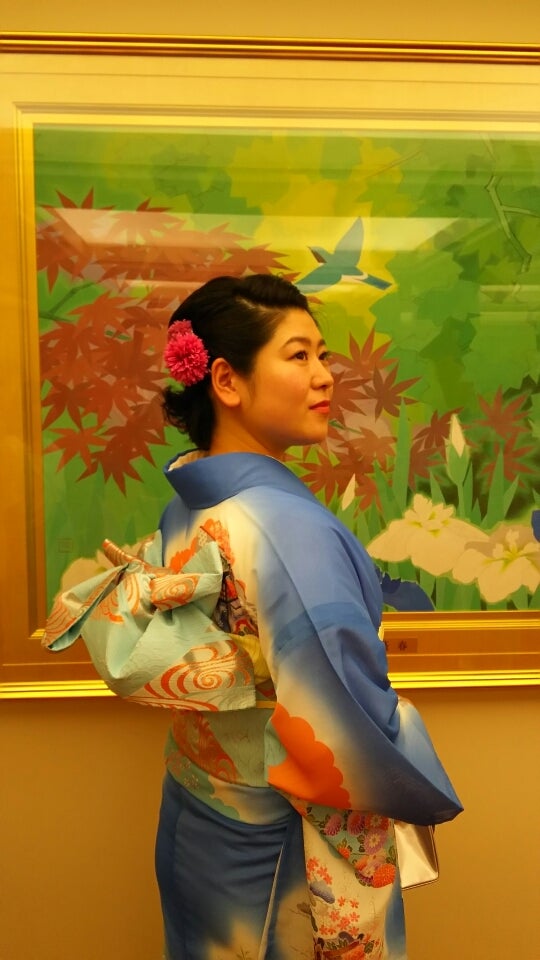 歌舞伎座で日本画鑑賞 | 藤間扇松と扇壽会の仲間達