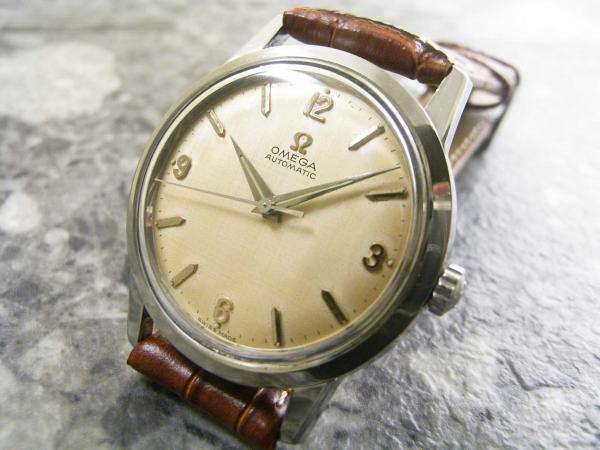 オメガ・OMEGA アンティーク メンズ ラウンド 1962年 腕時計 自動巻き式 ドルフィン針 | アンティーク時計の販売・アンティーク