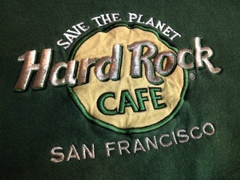 HARD ROCK CAFE SAN FRANCISCO ハードロックカフェ スウェット 緑 M
