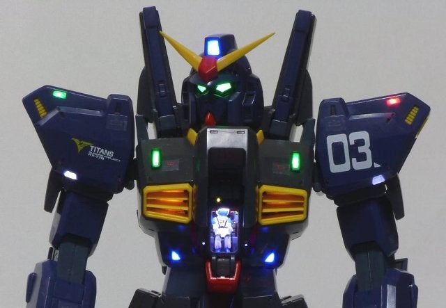 LED電飾ガンダム製作記 vol.08（ガンダムMk-2電飾仕様、完成