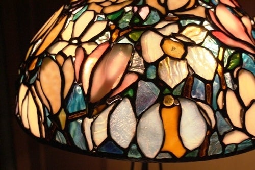 マグノリア（モクレン）ランプ | ステンドグラス アトリエR