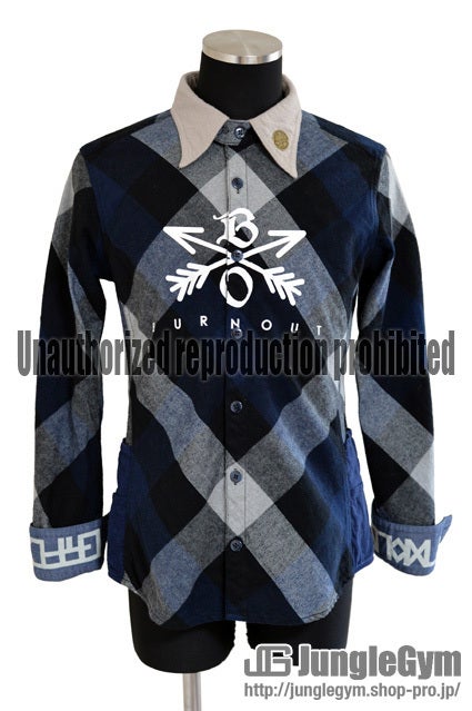 geometric burnout shirt & shirt