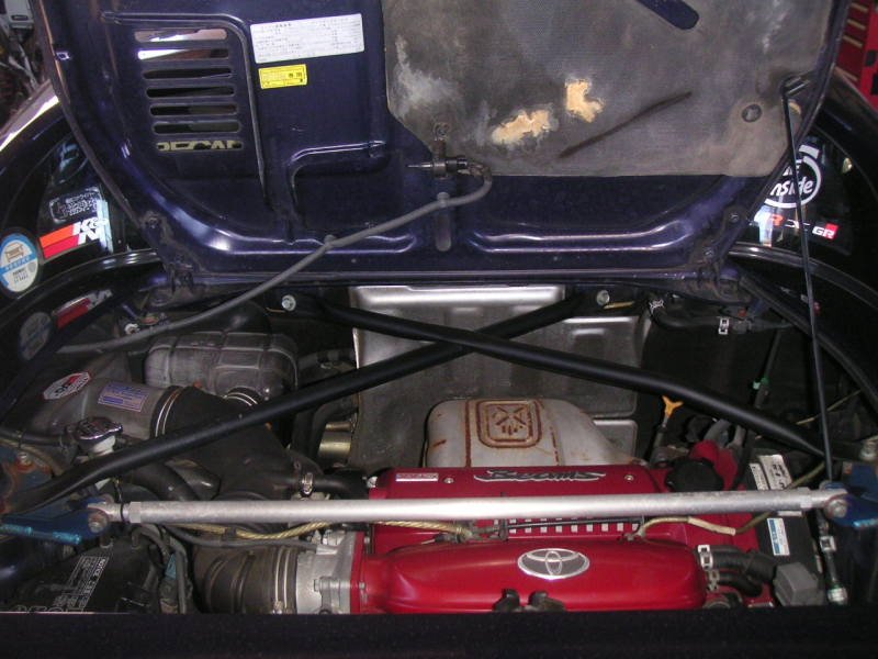 MR2、4点シートベルト取り付け、オーリンズサス交換 | 自動車修理屋の日記