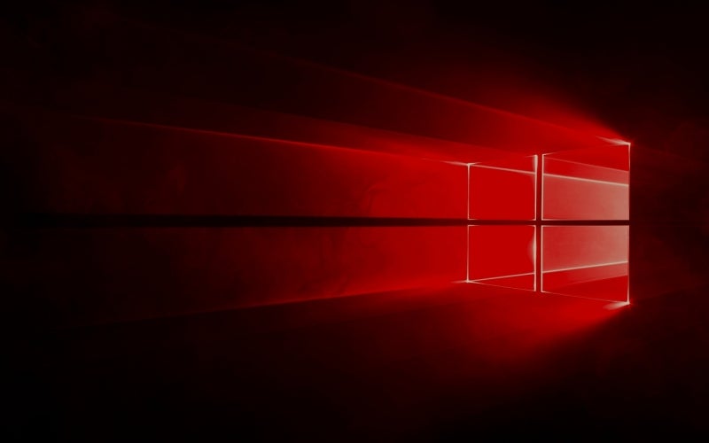 Windows10 Red Wallpaper ゆぴっのブログ