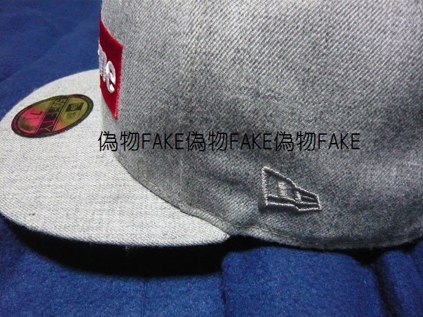 2011SS SUPREME NEWERA BOXロゴ CAP キャップ 正規品と偽物比較画像有 | supremeの正規品と偽物（フェイク