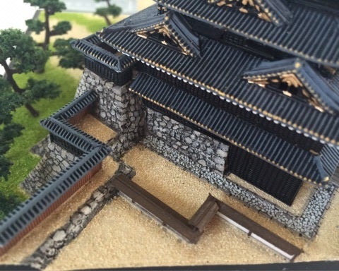 豊臣大坂城天守模型(12)植栽など。あと一息 | 城郭模型製作工房 豊臣大坂城天守模型(12)植栽など。あと一息 | 城郭模型製作工房