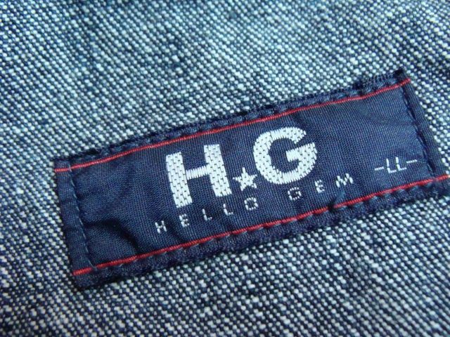 H.G HELLO GEM Gジャン デニムジャケット LL | 高円寺 古着屋