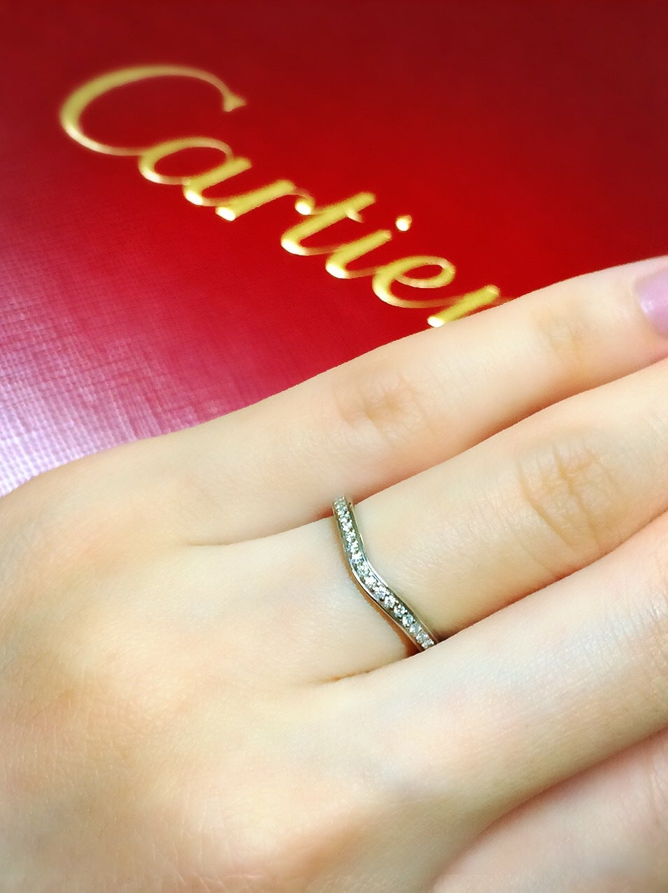 カルティエ♡バレリーナ♡ハーフエタニティ♡ | カルティエで結婚指輪を買ってもらったお話