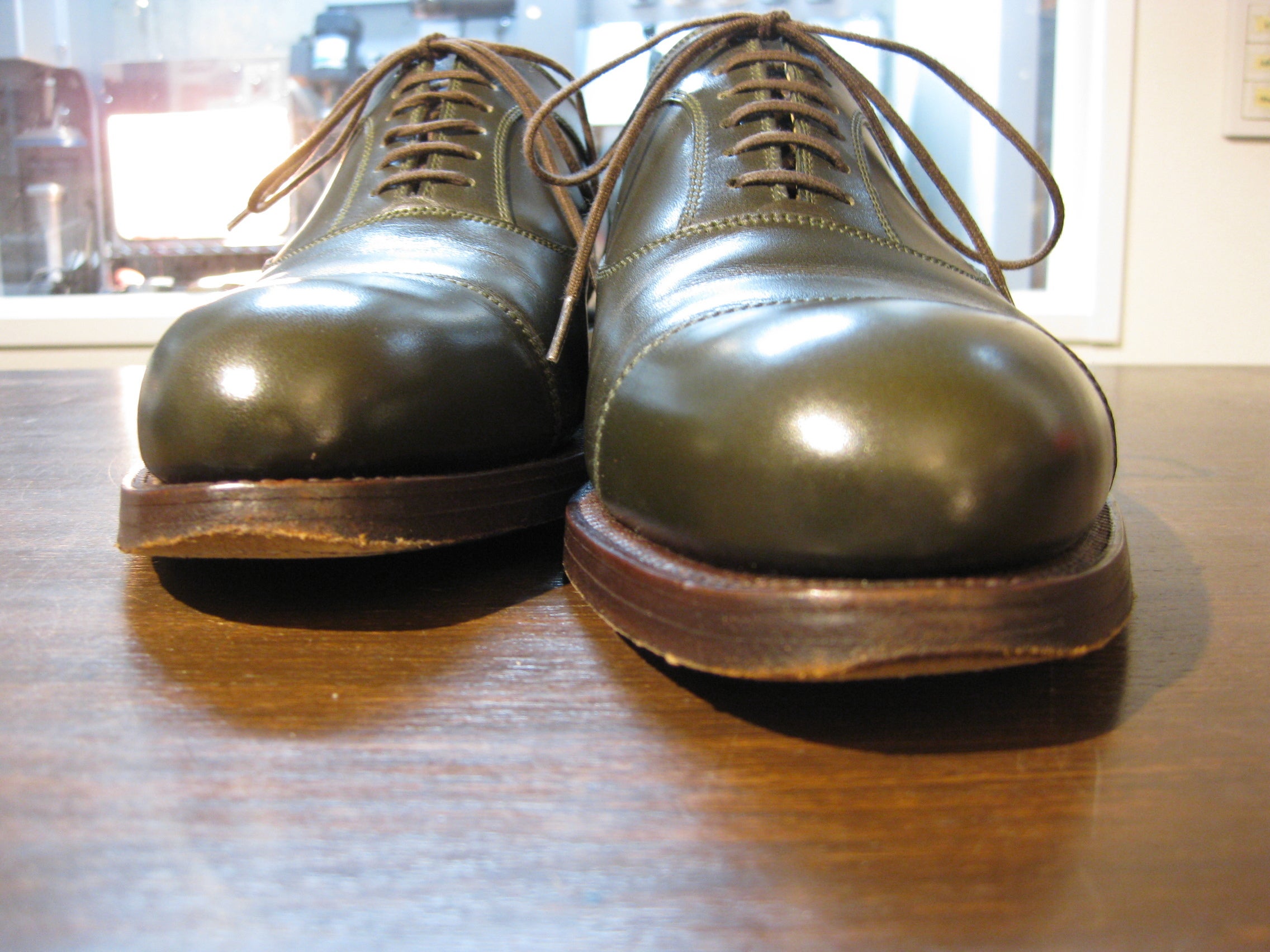 J.M.WESTON ストレートチップ ダブルソール ヴィンテージスチール 靴修理 自由が丘 | Rifare 自由が丘Blog ～靴販売＆靴修理～