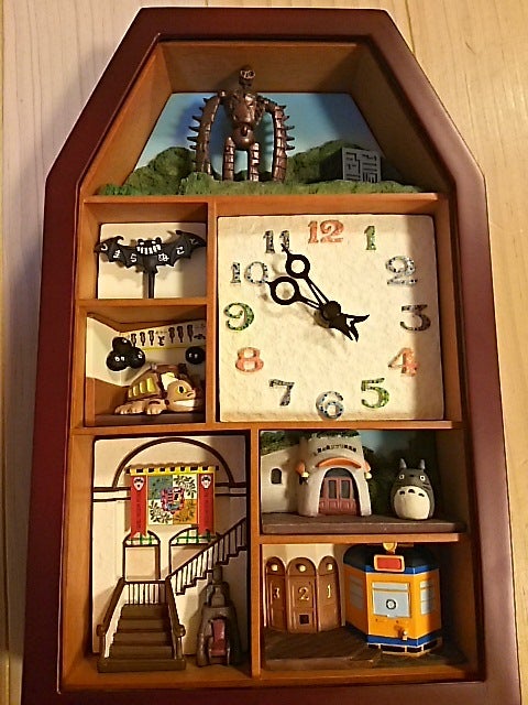 ジブリ美術館オリジナルコレクションBOX時計 | ディズニーいっぱいの家