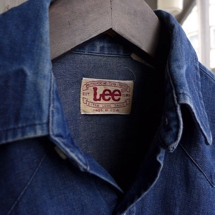 1970s Vintage Lee Denim Western Shirt | ANNE-TRE BLOG