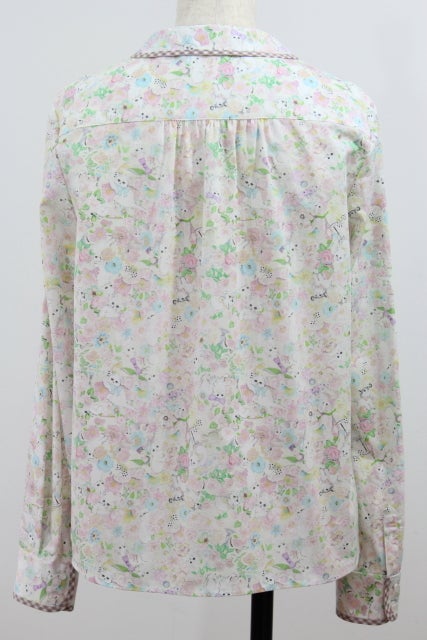 かくれねこブラウス franche lippee フランシュリッペ ミルク ネコと花