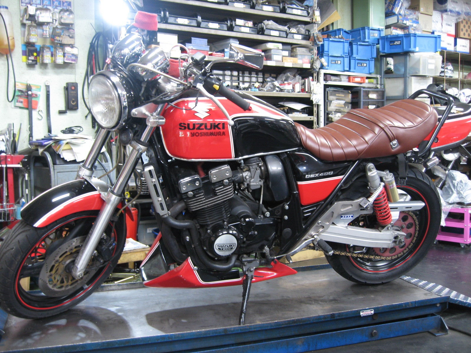GSX400 インパルス エンジン不調でキャブレターオーバーホール